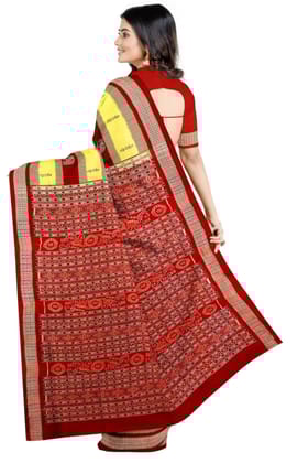 Sonepuri Bomkai Designer Mulberry Silk Saree