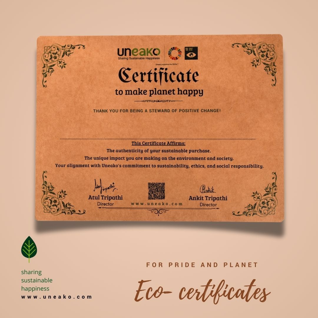 Eco Certificate 50pcs