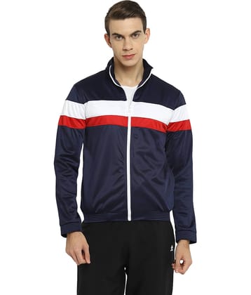 YUUKI Navy Polyester JACKET