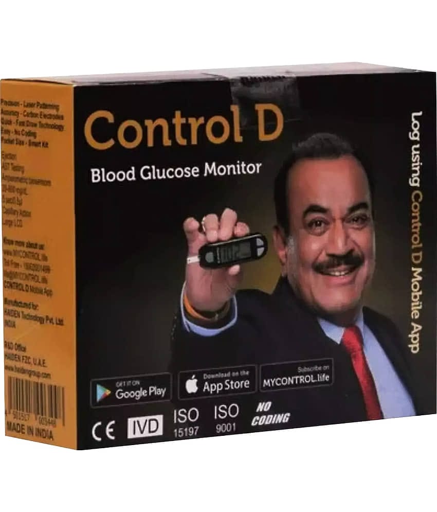 Control D Black Kit with (2X25) Strips Glucometer