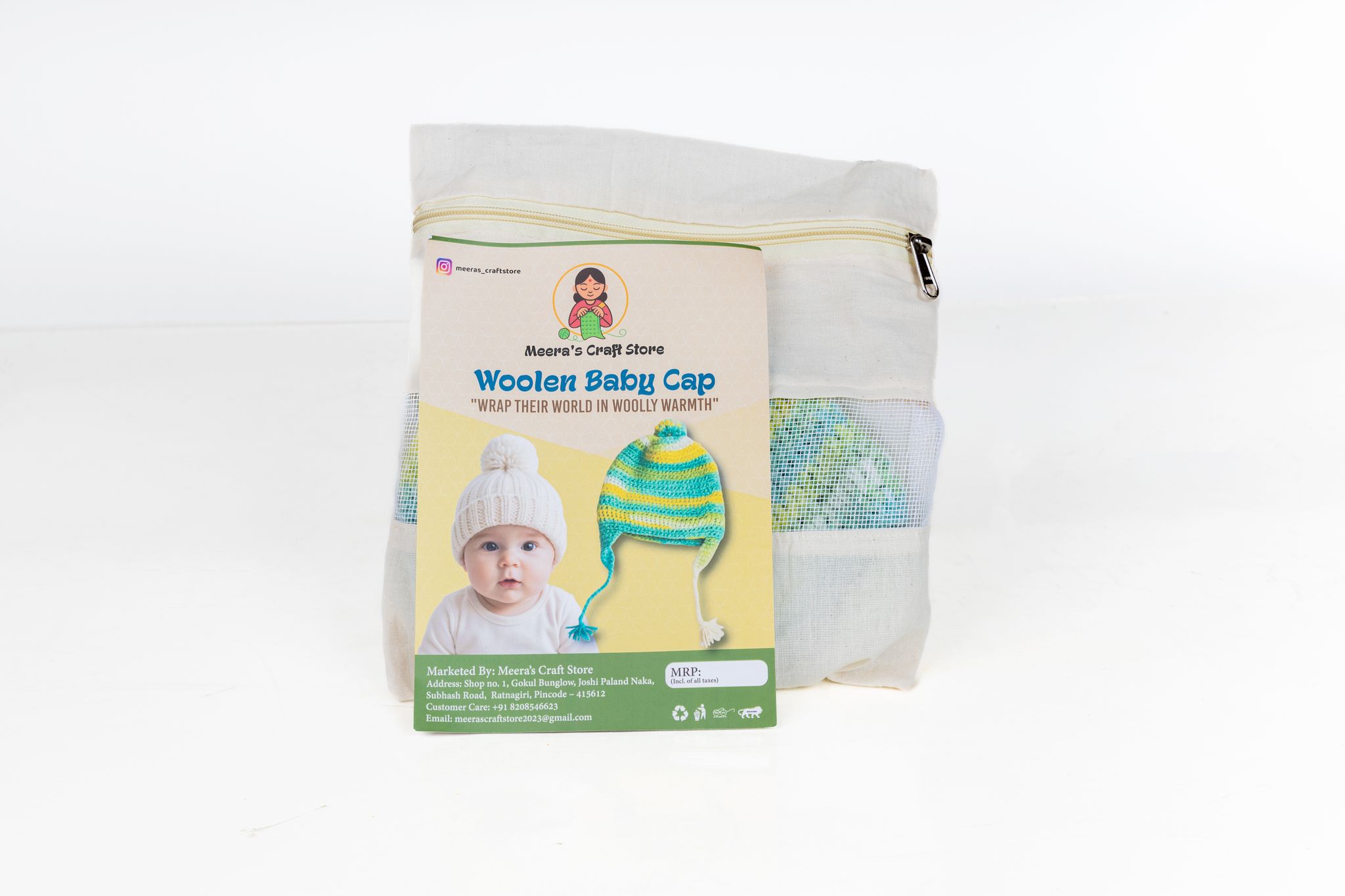 Woolen Baby Cap 1 piece each