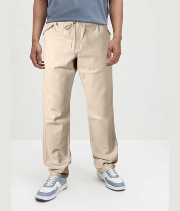JB JUST BLACK Relax Men's Joggers - Cream ( Pack of 1 )