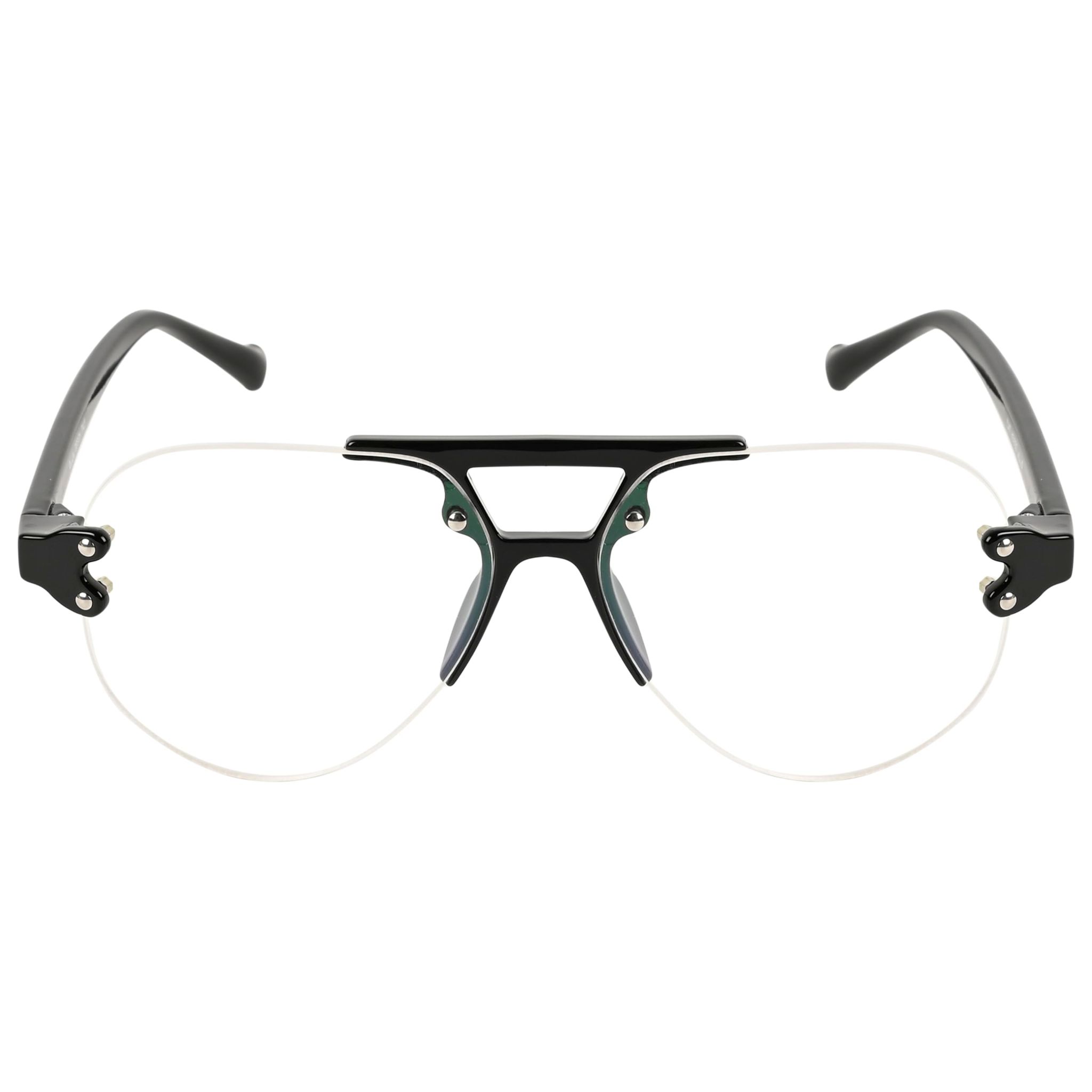 TERRY & CO | Zero Power Blue Cut Eyeglasses | Anti-Glare, UV Protection, Lightweight | For Gaming & Computer Use | Unisex | SHINE BLACK