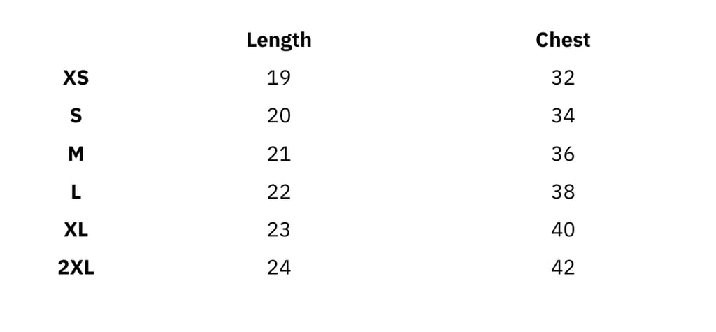 Size Guide