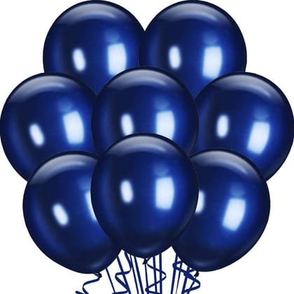 Dark Blue Latex/ Rubber Balloon - 8 inches - 50PC