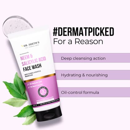 Neem & Salicylic Acid Face Wash - 100ml