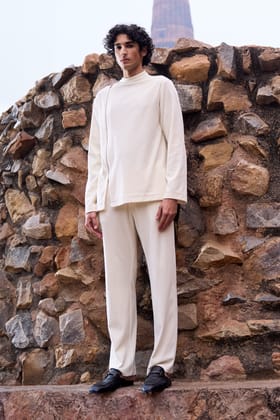 KNIT CORD PANT-30 / Ivory