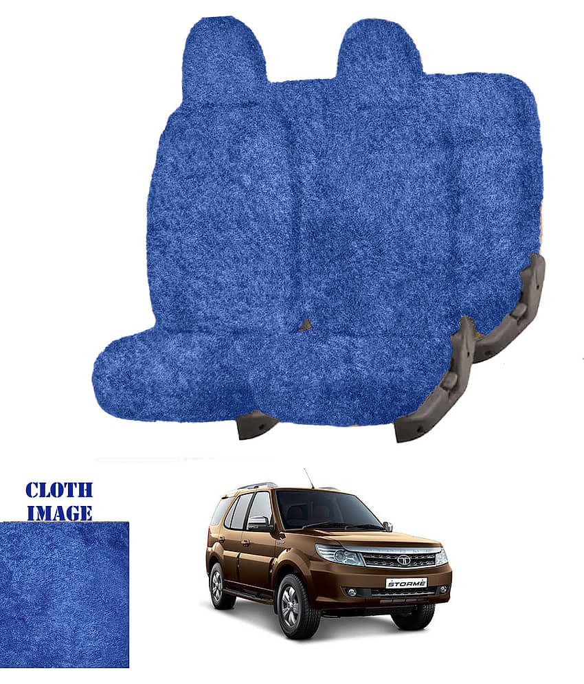 Tata Safari Storme Blue 7 Seater Car Seat Cover