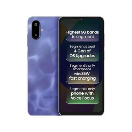 SAMSUNG Galaxy F06 5G (Lit Violet, 128 GB)  (4 GB RAM)