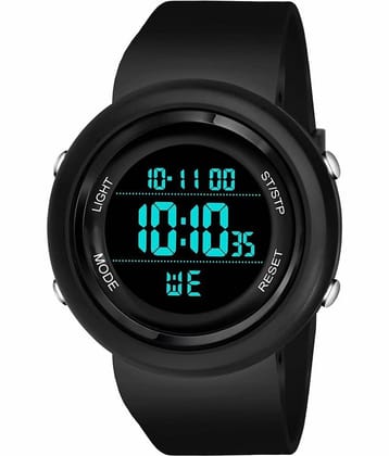 Hala - Black Silicon Digital Men's Watch