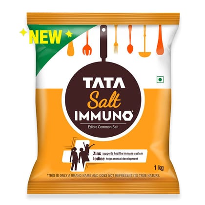 Tata Salt Immuno*, Goodness Of Zinc & Iodine, Zinc Helps Support Immunity, 1 Kg
