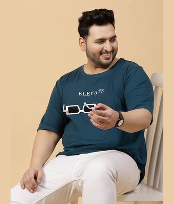 Rigo Pack of 1 Cotton Oversized Fit Men's T-Shirt ( Green )