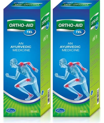 Orthoaid Instant Pain Relief Oil - Joints, Muscle & Back Pain Relief, 100ml (Pack of 2)