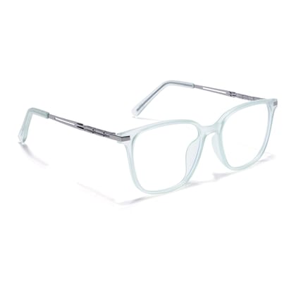 Light Green Square Eyeglasses for Men & Women (99003FMG6825-C6)