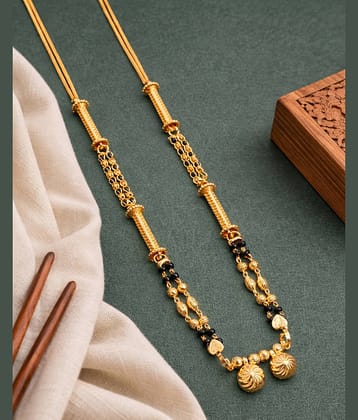 RANEM Golden Mangalsutra ( Pack of 1 )