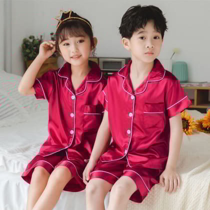 Red Co-ord Suit for Boys and Girls(SINGLE PC)-0-1 YEARS