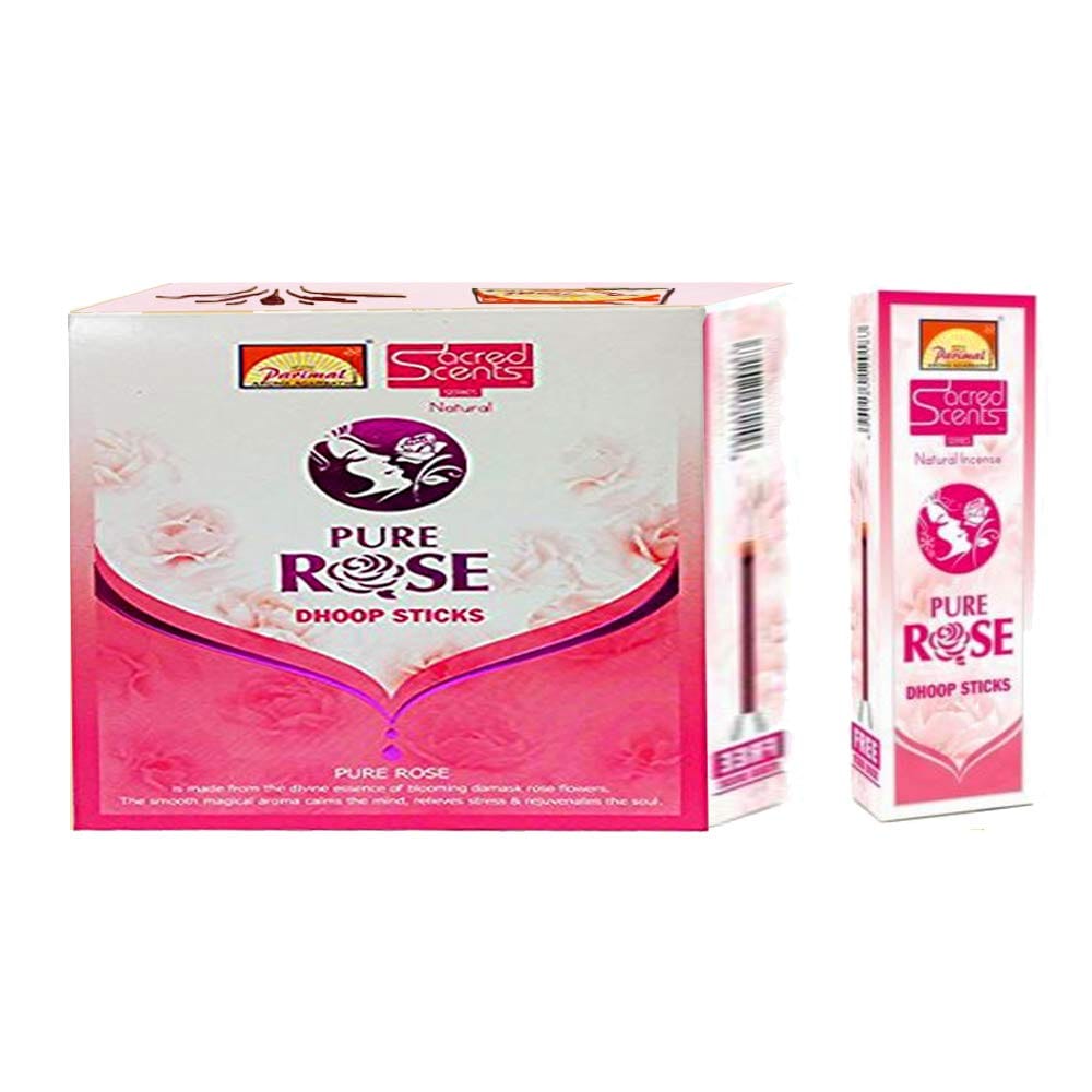 Parimal PURE Rose Dhoop Sticks (45 gms) शुद्ध गुलाब | Dhoop Sticks : धूप बत्ती