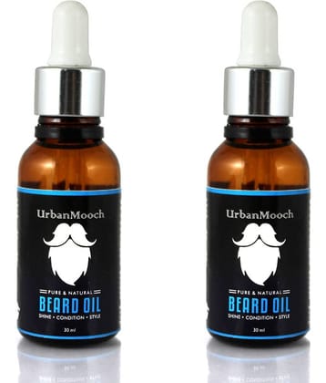 UrbanMooch Healthy Beard Oil Vitamin E 60 ml Pack of 2