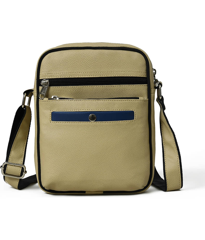 MATRICE - Cream Solid Messenger Bag