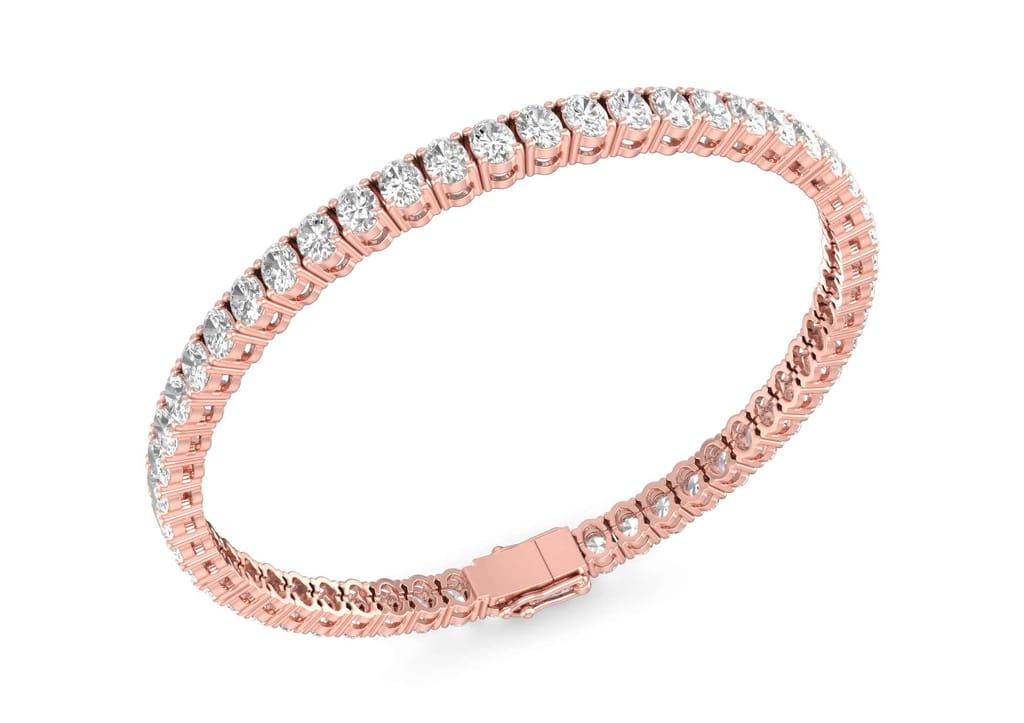 Infinite Ellipses Tennis Bracelet