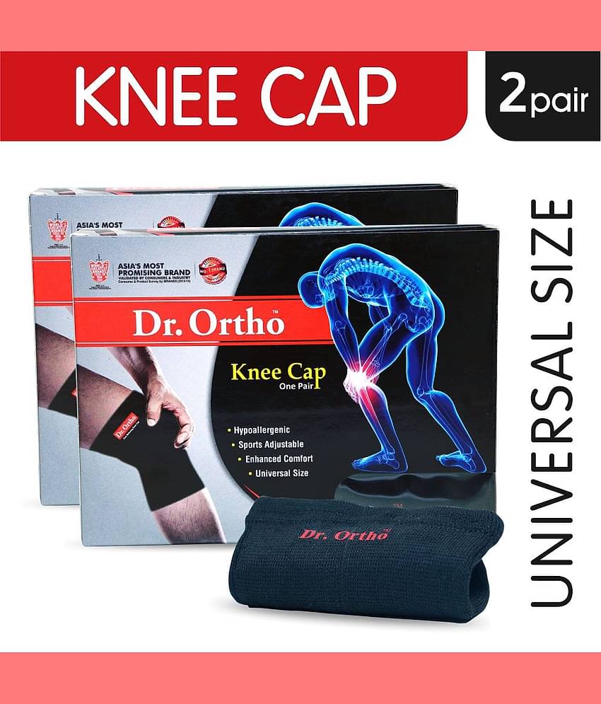 Dr. Ortho Knee Cap, Knee Support, Knee Guard Brace For Men And Women | Size - Universal (Pack Of 2)