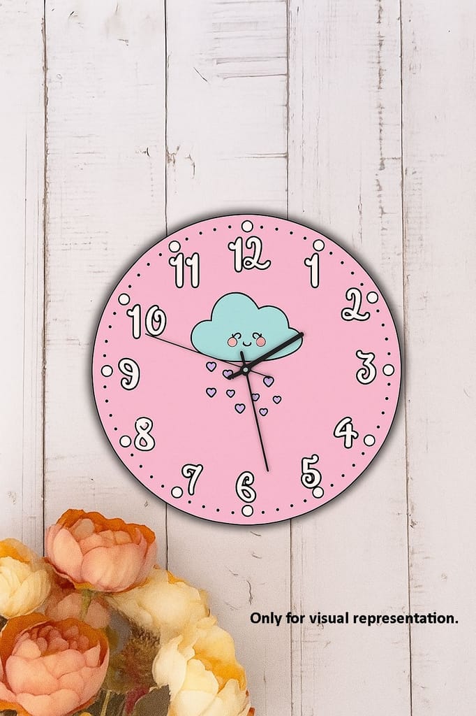 Dbeautify's DIY Cloud Wall Clock for Kids