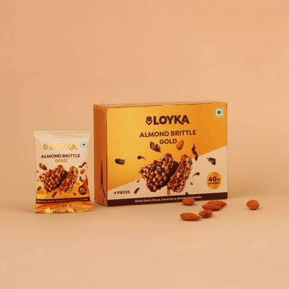 Loyka Almond Brittle (4 pc) | Crunchy Caramelized Almonds | Premium Gifting Loyka Almond Brittle (4 pc) | Crunchy Caramelized Almonds | Premium Gifting