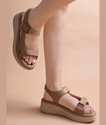 Stylestry Tan Women's Sandal Heels