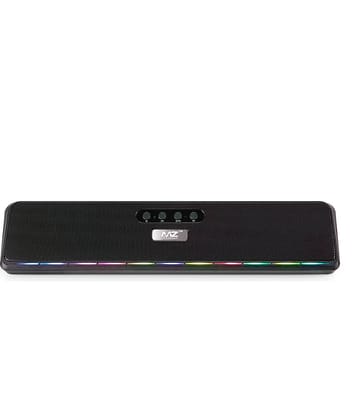 MZ M414SP-NEW 10 W Bluetooth Speaker Bluetooth v5.0 with SD card Slot Playback Time 6 hrs Black