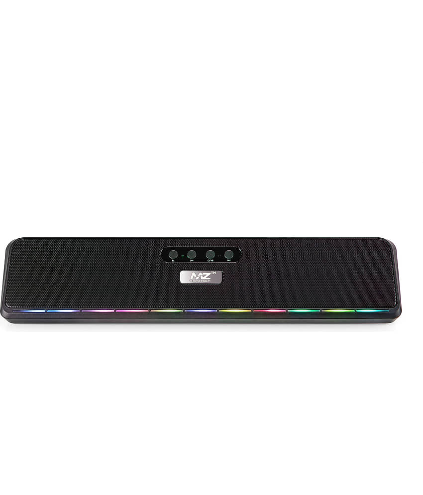MZ M414SP-NEW 10 W Bluetooth Speaker Bluetooth v5.0 with SD card Slot Playback Time 6 hrs Black