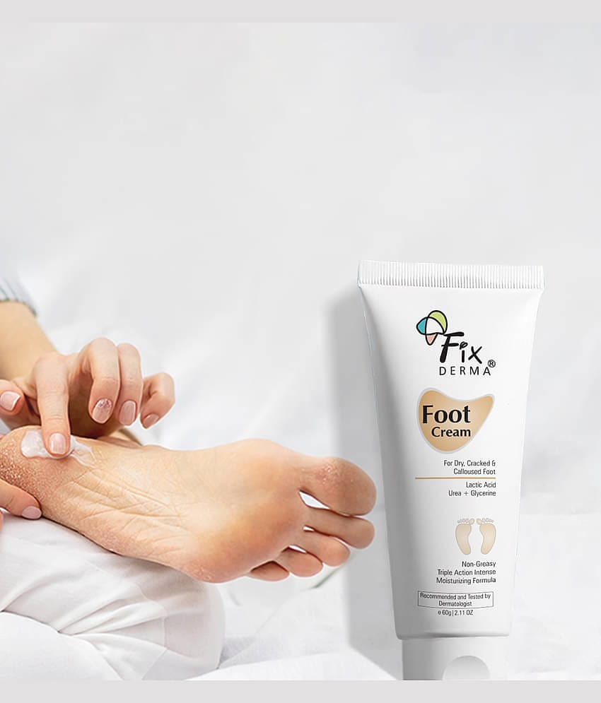 Fixderma Foot Cream For Dry & Cracked Feet, Moisturizes, Soothes & Repair Creacked Feet, 60g