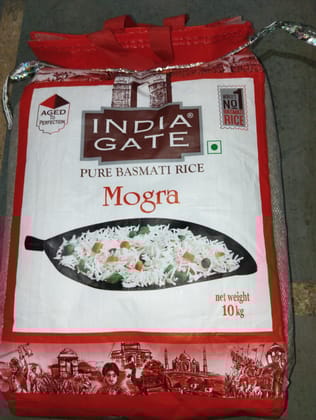 India Gate Basmati Rice Mogra 10kg 