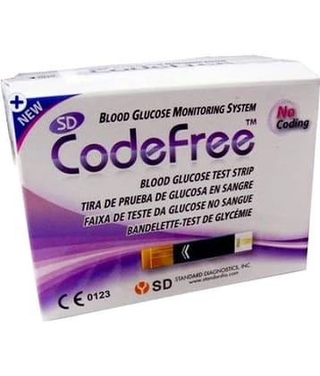 Sd Codefree Strips Pack of 100
