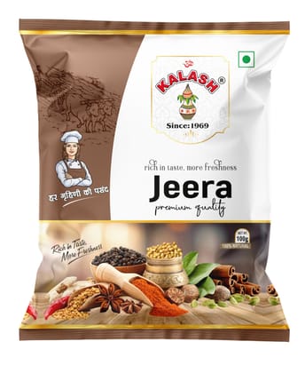 Kalash Jeera Seeds | Cumin Seeds | Premium Cumin seeds | Ideal For Cooking | Tadka | Seasoning |100gm
