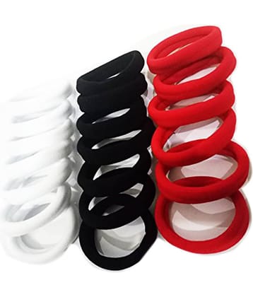 mahek accessories Hair rubber band for pony tail Styler Pack of 30