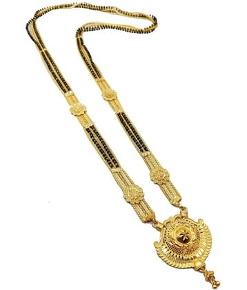 JIPPA - Golden Mangalsutra ( Pack of 1 )