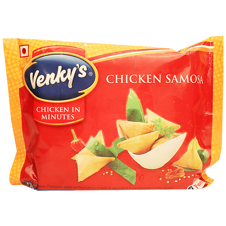Venkys Samosa - Chicken, 200 G Pouch
