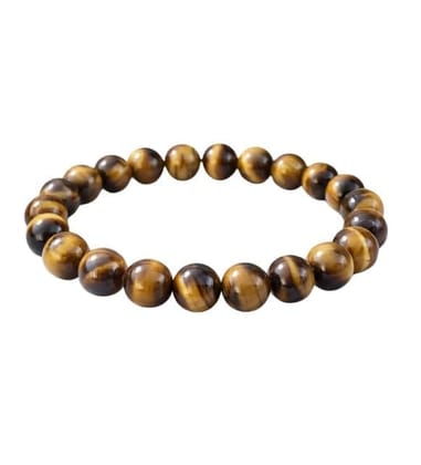 Natural Crystal 8mm Tiger Eye Bracelet (Brown)-PID64914