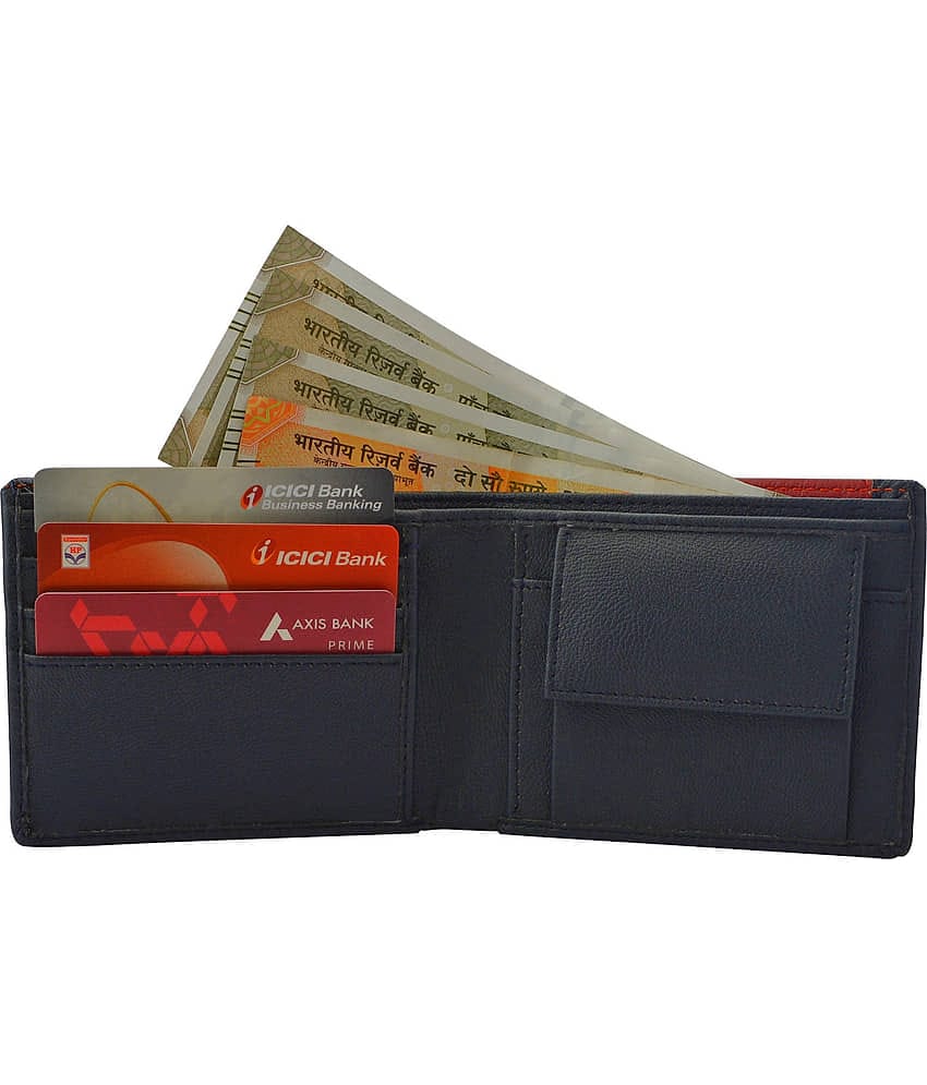Loopa PU Black Casual Regular Wallet