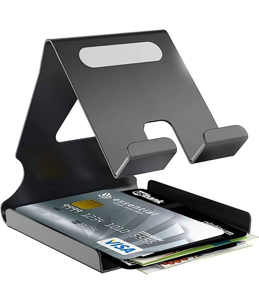 Elv Card Holder Mobile Holder for Smartphones and Tablets ( Black )