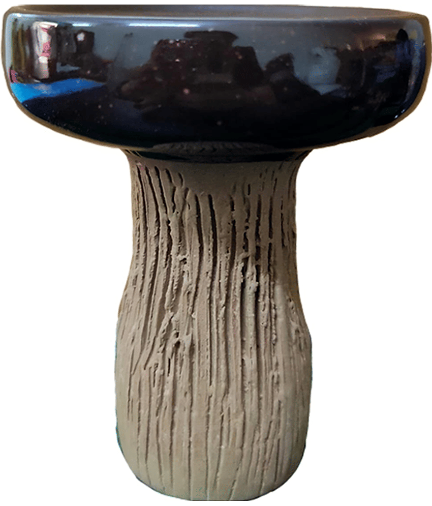 PUFF SMART American Phunnel Ceramic Chillum (Brown Shade)