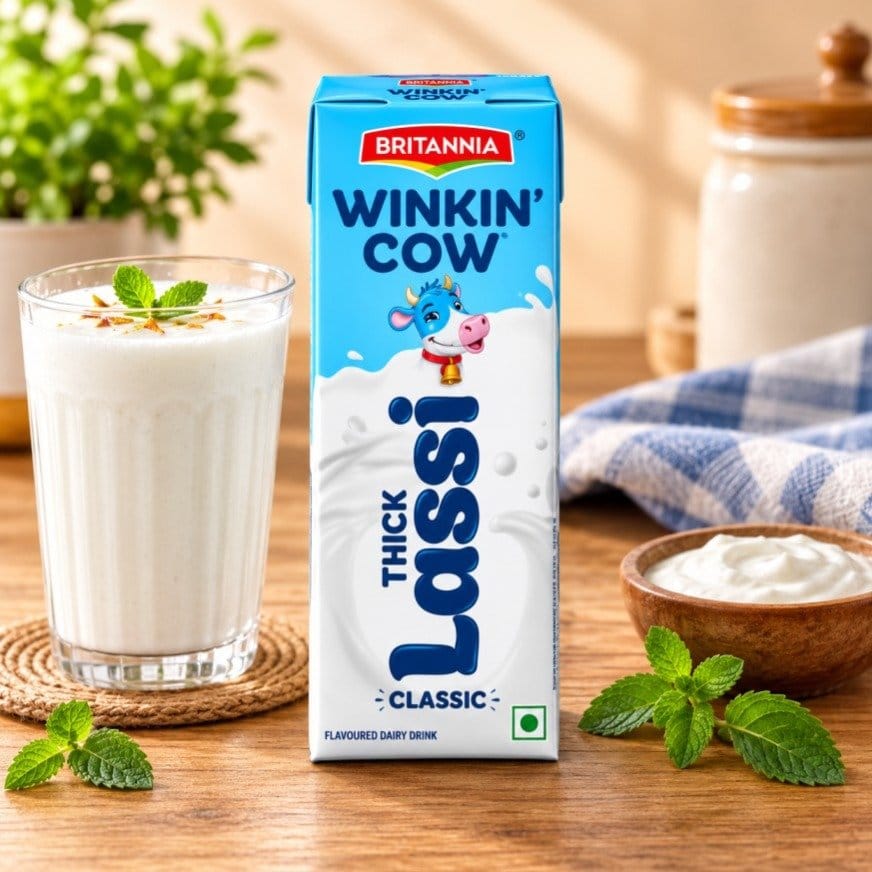 Winkin Cow Classic Lassi 180 ml - Britannia Winkin Cow Classic Lassi 180 ml