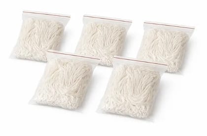 Pure Cotton Diya Wicks 3 Inch (100 pcs) for Puja, Aarti & Festival Use