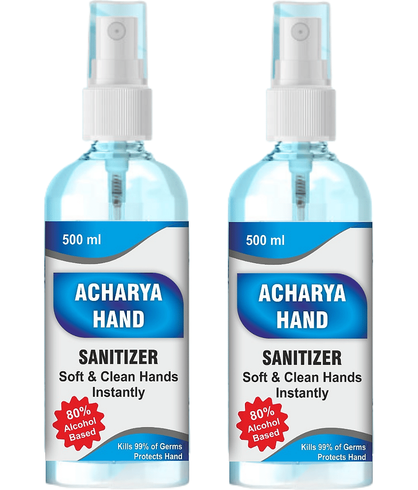 hEALTHcare ayurveda Hand Sanitizer 1000 mL Pack of 2