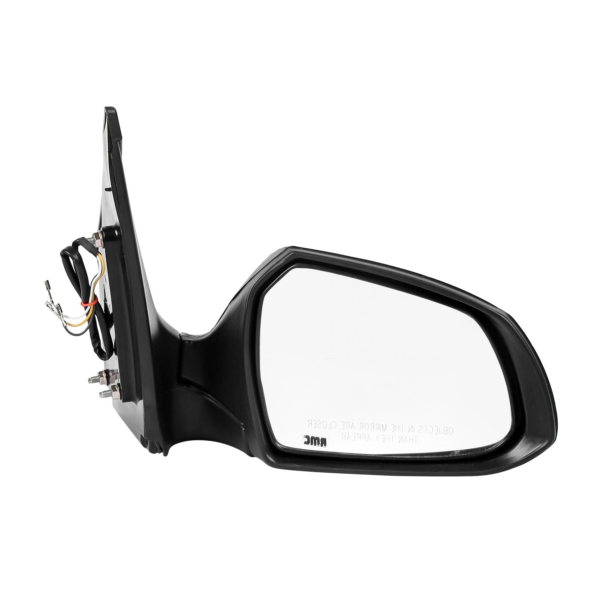 RMC Car side mirror suitable for Grand I10 & Xcent (2013-2020) (ABS & Glass) | motorized without indicator | Non Auto fold/Non Power fold (Black) RIGHT SIDE (DRIVER SIDE)