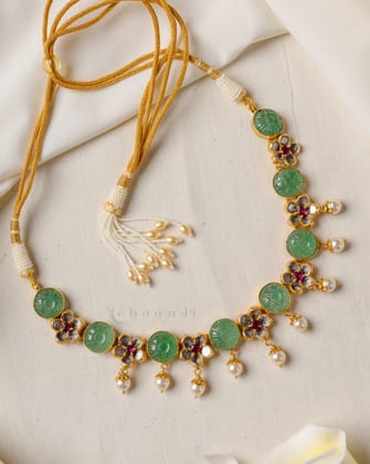 Gold Polish Silver Necklace CHN1686