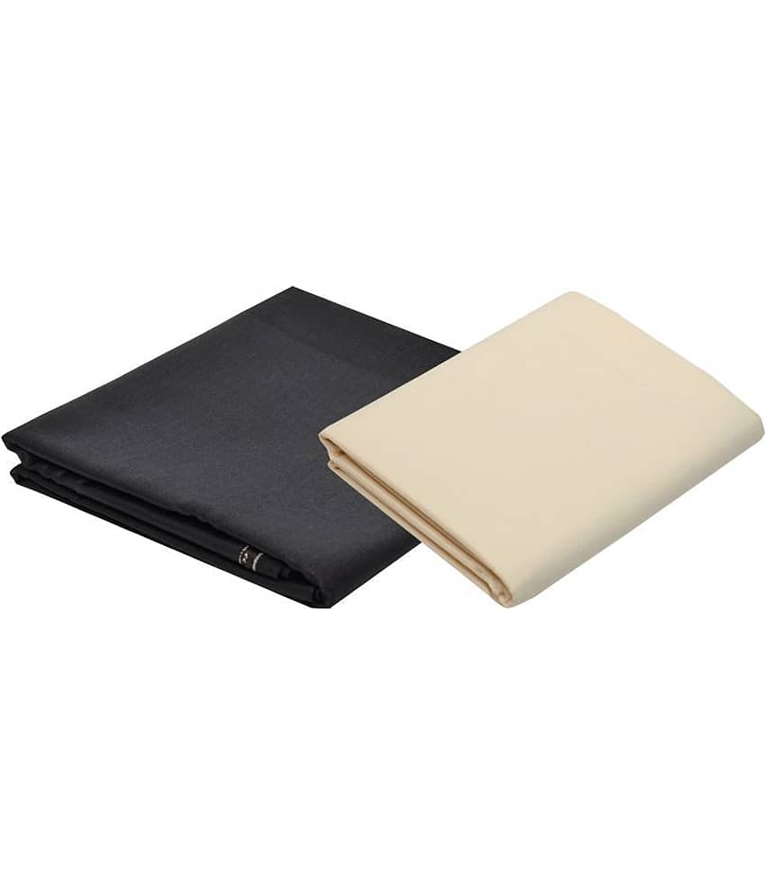 KUNDAN SULZ GWALIOR Multi Cotton Blend Unstitched Shirts & Trousers 1 Pant & 1 Shirt Pc For Men's