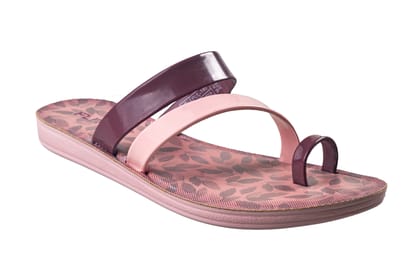 Flite Ladies Purple Chappal PU-Purple / 5