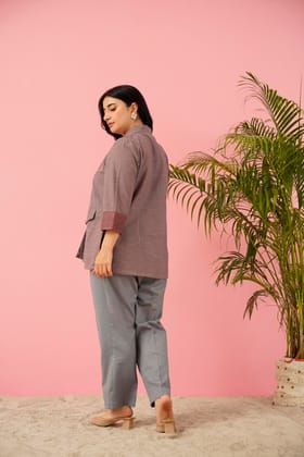 Grey and Vine Dazzling Co-ord Set