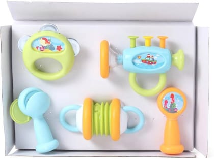 SIMBA ABC Musical Instrument Gift Set Rattle  (Multicolor)